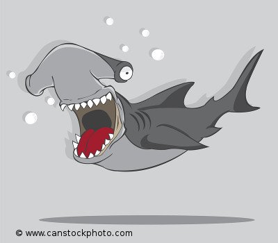 Hammerhead Shark Cartoon